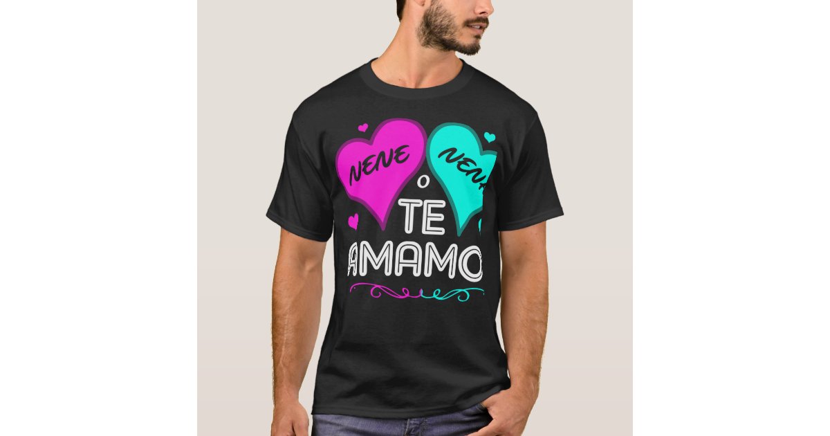 Reveal Nene O Nena Amamos Spanish T-Shirt |