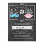 Gender Reveal Party Baby Shower Invitation Chalk Gender Reveal Party Baby Shower Invitation Chalk
