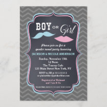 Gender Reveal Party Baby Shower Invitations