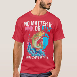 Gender Reveal Party Design for Fishing lovers455 T-Shirt