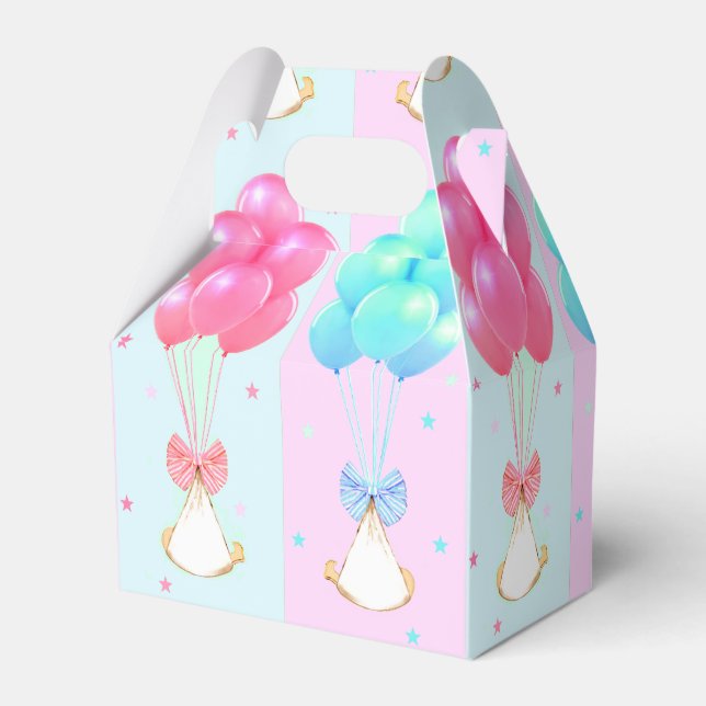 Gender Reveal Party Favor Boxes (Front Side)