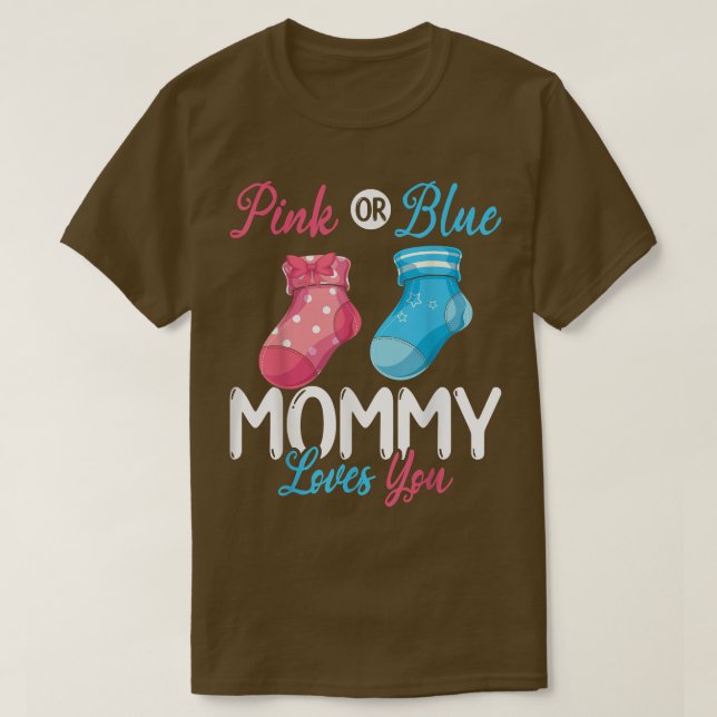 Gender Reveal Party Future Mom Baby Party Gender R T-Shirt (Design Front)