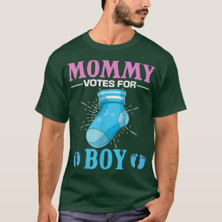 Gender Reveal Party Future Mom Team Boy Gender Rev T-Shirt