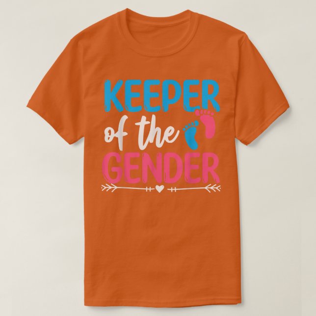 Gender Reveal Party Gender Keeper Baby Party Gende T-Shirt (Design Front)