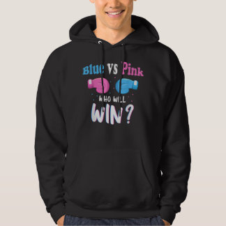 gender reveal party gifts, blue vs pink who will w hoodie