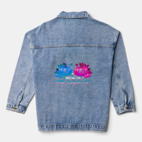 Gender Reveal Party He Or She What Will Our Little Denim Jacket