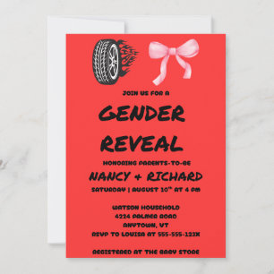 Gender Reveal Party Invitation