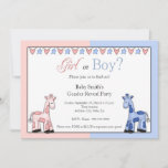 Gender Reveal Party Invitation at Zazzle