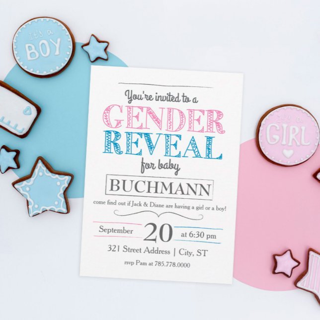 Gender Reveal Party Invitation (Creator Uploaded)
