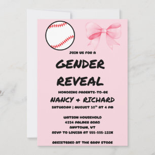 Gender Reveal Party Invitation