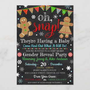 Gender Reveal Party Invitation