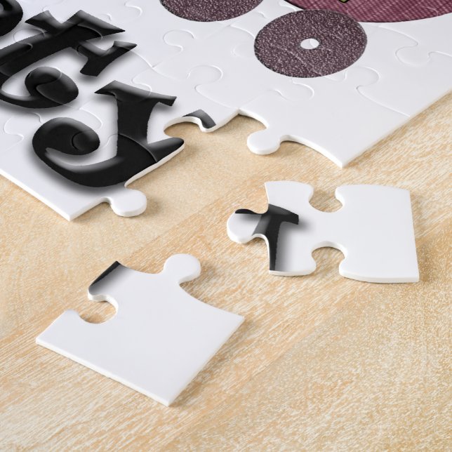 Gender Reveal Party Jigsaw Puzzle (Side)