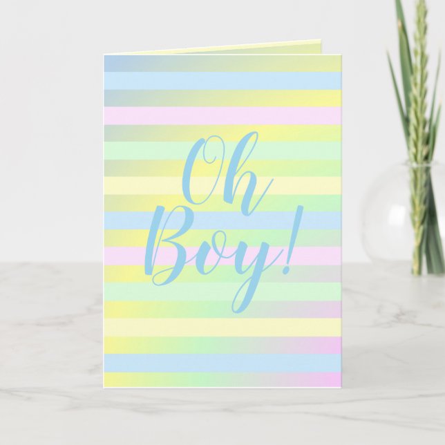 Gender reveal party peek-a-boo It's a girl Announcement (Front)