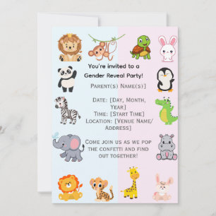 Gender Reveal Party Save The Date