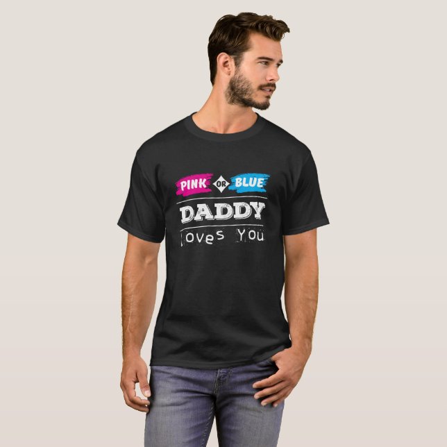 Gender Reveal Party T-Shirt for Mom and Dad Shirt (Front Full)