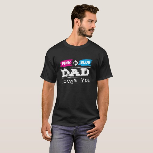 Gender Reveal Party T-Shirt for Mom and Dad Shirt (Front Full)