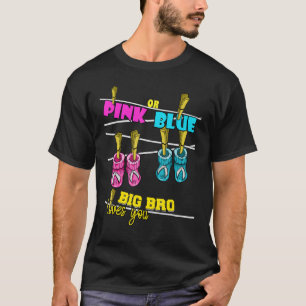Gender Reveal Party Team Baby Shower Pinkness Blue T-Shirt