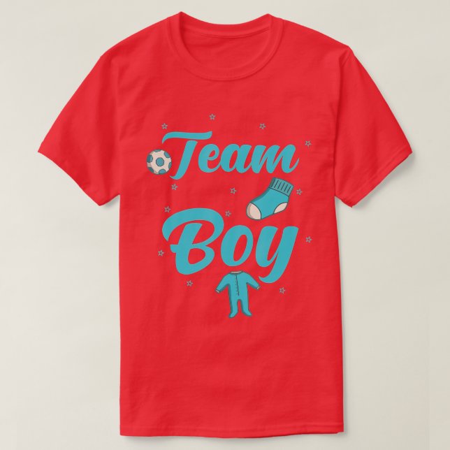 Gender Reveal Party - Team Boy (3)  T-Shirt (Design Front)