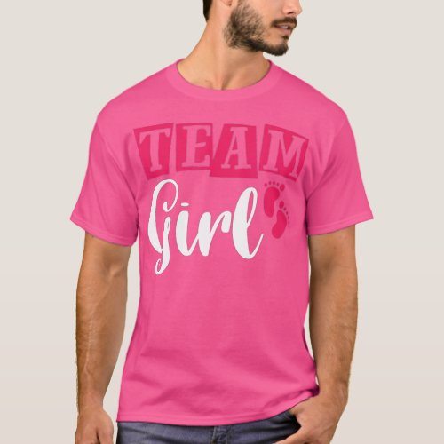 Gender Reveal Party Team Girl 8  T_Shirt