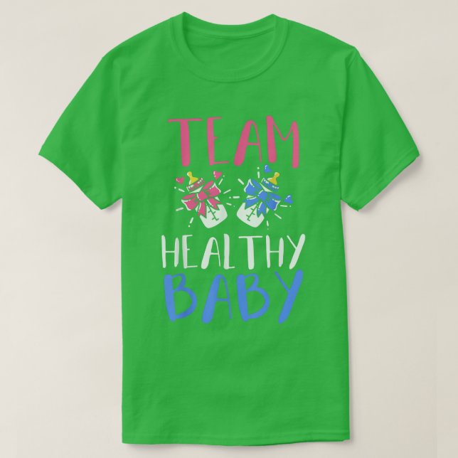 Gender Reveal Party Team  T-Shirt (Design Front)