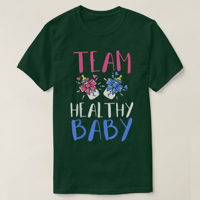Gender Reveal Party Team  T-Shirt (Design Front)