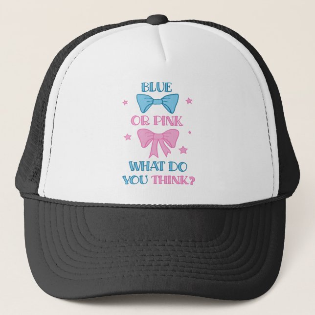 Gender Reveal Party Trucker Hat (Front)