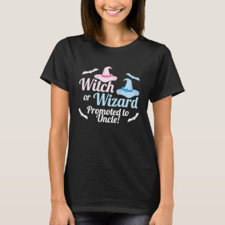 Gender Reveal Party Witch or Wizard Promoted to Un T-Shirt
