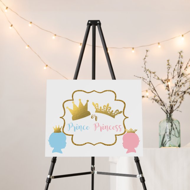 Gender Reveal Party You Customize Foam Board (In Situ (Stand))