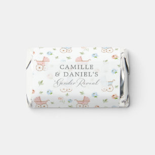 Gender Reveal Pink and Blue Baby Shower Hershey's Miniatures