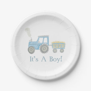 Gender reveal plate
