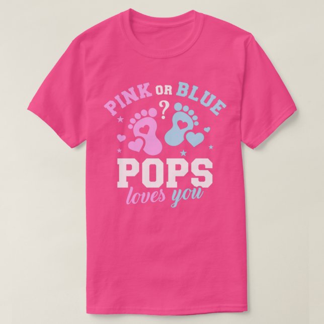 Gender reveal pops T-Shirt (Design Front)