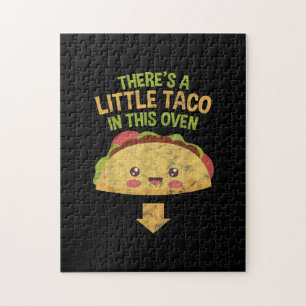 Gender Reveal Pregnancy Baby Cinco De Mayo Jigsaw Puzzle