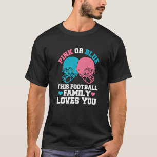 Gender Reveal Quote for a Football Player   T-Shirt