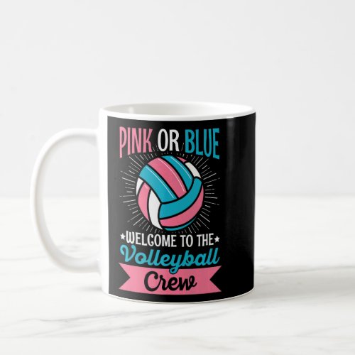 Gender Reveal Quote for a Volleyball Player    Coffee Mug