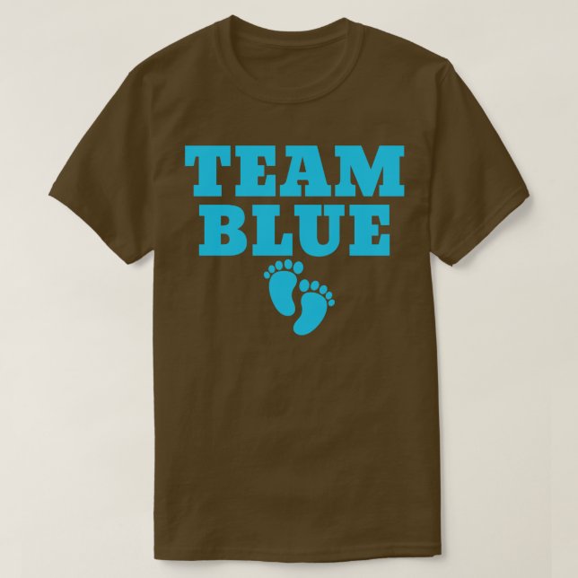 Gender Reveal Team Blue T-Shirt (Design Front)