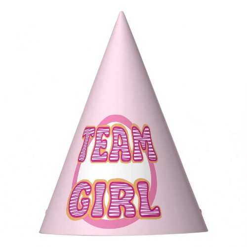 Gender Reveal  Team girl Party Hat