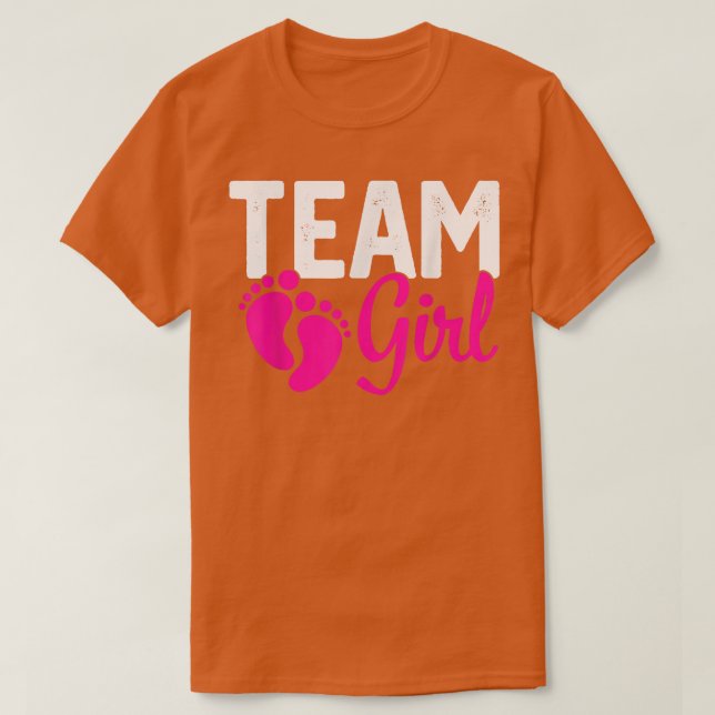 Gender Reveal Team Girl Pink 539 T-Shirt (Design Front)