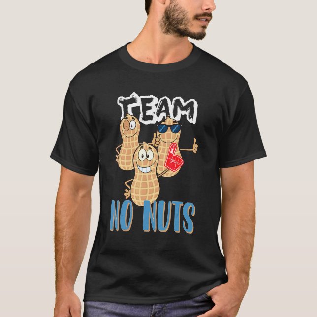 Gender Reveal Team No Nuts Baby Party Girl T-Shirt (Front)