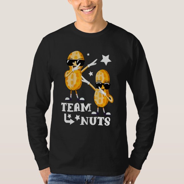 Gender Reveal Team No Nuts Girl Matching Family Ba T-Shirt (Front)
