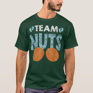 Gender reveal team nuts boy matching family baby p T-Shirt