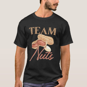 Gender Reveal Team Nuts Boy Matching Family Baby P T-Shirt