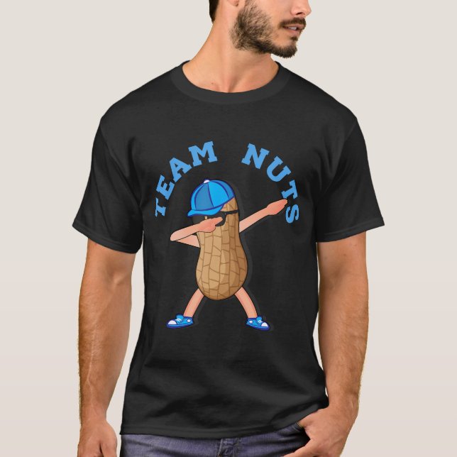 Gender Reveal Team Nuts Team Boy T-Shirt (Front)