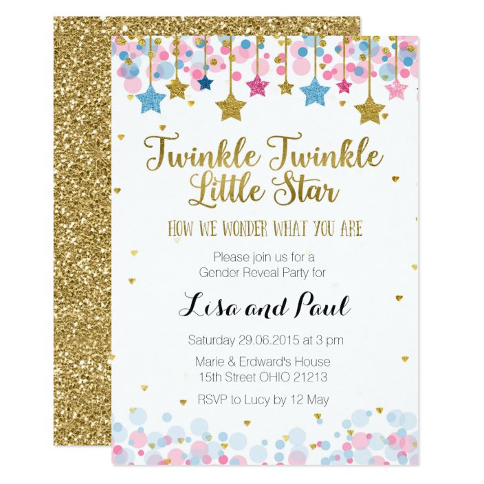 twinkle twinkle invitations