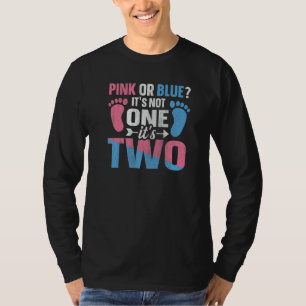 Gender Reveal Twins Quote for a Gender Reveal Mom T-Shirt