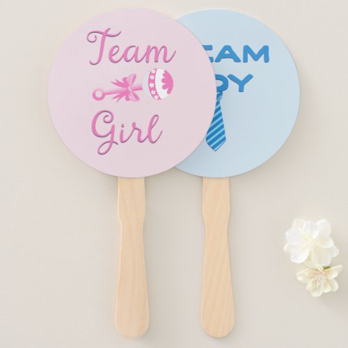 Gender Reveal Undecided Hand Fan