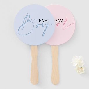 Gender Reveal Voting Hand Fan