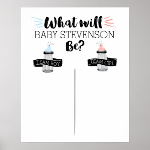 Gender Reveal Voting Poster