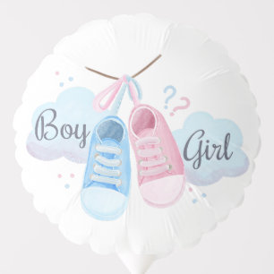 Gender Reveal Watercolor with a Touch of Elegance Balloon