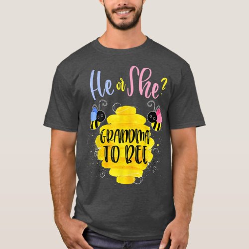 Gender Reveal What Will It Bee Shirt He or She Gra