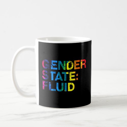 Gender State Fluid Lgbtq Nonbinary Pride Gender Ne Coffee Mug
